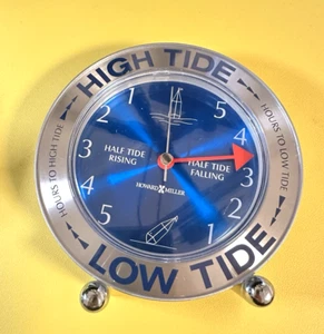 Howard Miller Tide Mate III Table Clock Tested and Works Fine - Picture 1 of 10