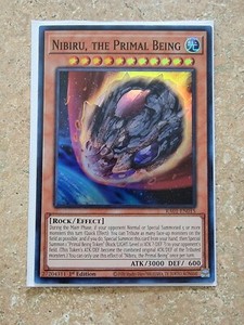 Yu-Gi-Oh! Nibiru The Primal Being Super Rare RA01-EN015 1st Edition NM YGO Card