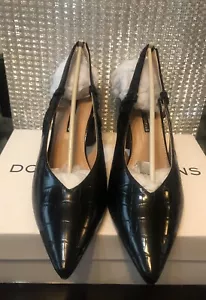 Dorothy Perkins Black District Court Shoes Size 6 New with Box - Picture 1 of 3