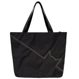 Cartera de hombro CatLadyBox dorada y plateada cosida oreja de gato negra - Imagen 1 de 3