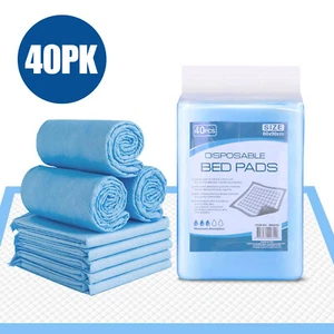 40PK Economy Pads Adult Incontinence Disposable Bed Pee Underpads 60 x 90cm AU - Picture 1 of 13