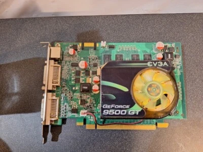 EVGA NVIDIA GeForce 9500 GT 512MB DDR2 PCIe Video Card 01G-P3-N954-TR - Image 1 of 4