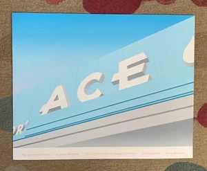"ACE " POSTER - AZTLAN MULTIPLES / RICHARD DUARDO - MIKE FINK - 24" X 30" - Picture 1 of 2