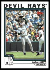 2004 Topps #187 Aubrey Huff   Tampa Bay Devil Rays