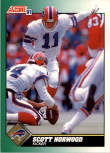 B5012- 1991 Score Football Cards 251-500 +Rookies -You Pick- 15+ FREE US SHIP - Picture 1 of 484