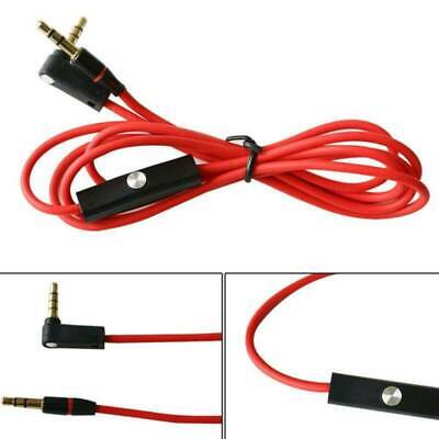 3.5mm Audio Cable L Cord Replace For Monster For Beats Aux W/Mic Universal • 2.90€