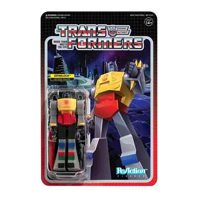 Universal Studios Super7 Transformers Reaction Figures Wave 2 Grimlock New Ship - Image 1 of 4
