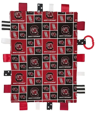 South Carolina Gamecocks Baby Sensory Tag Lovey Minky Blanket Cover