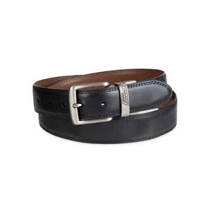 Genuine Dickies Men's Two-In-One Reversible Black to Brown Double Stitch Belt (R - Picture 1 of 5