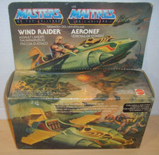 Vintage MOTU He-Man WIND RAIDER Mattel 1981 MISB Sealed RARE FRENCH CANADIAN