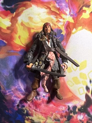 Pirates of the Caribbean Dead Man's Chest JACK SPARROW Zizzle Disney Figure 2006 - Imagem 1 de 2