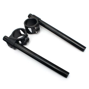 45mm Paire Demi Guidons Bracelet Noir pr TRIUMPH SPEED TRIPLE 885 955 1997-2004 - Photo 1/7