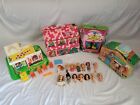 Vintage Estate Lot Mattel Liddle Kiddles Play Sets + Furniture + 14 Dolls 