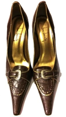 Zapatos de tacón gótico victoriano Steampunk vintage Luichiny Winklepickers 8,5 Foto 1 de 4