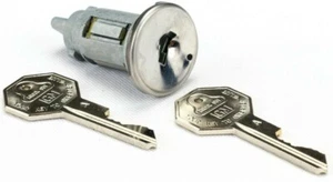 1966 - 1967 Corvette Ignition Switch Lock Cylinder + Octagon Keys Key C2 NEW - Foto 1 di 2