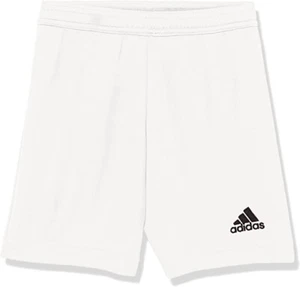 NEW Girls sz XL (16) Adidas Entrada Shorts white moisture wicking elastic waist - Picture 1 of 6