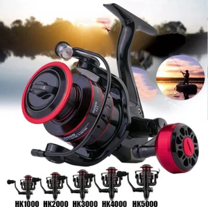 14BB Metal Spinning Fishing Reel 5.2:1 Freshwater Saltwater Left Right Hand Reel - Picture 1 of 23