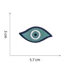 Eye Shape Embroidered Fabric Patch Cloth Clothing Decorative Stickers