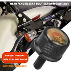 Skull Head Rear Fender Seat Bolt Screw For Harley Fatboy Road King Electra Glide