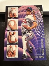 1995 Fleer Ultra Greg Maddux Strikeout King #4 HOF Atlanta Braves