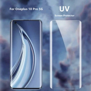 For Oneplus 10 Pro 5G UV Clear 3D Tempered Glass Full Coverage Screen Protector - Picture 1 of 9