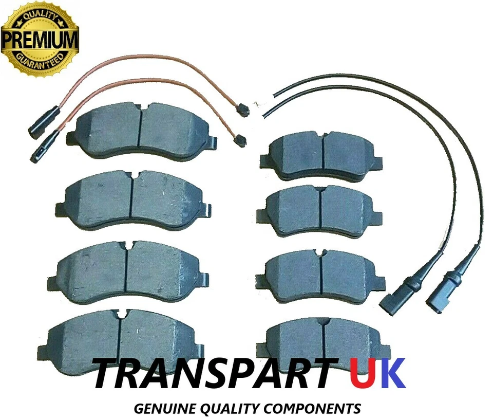 For Ford Transit MK8 Custom 2.0 2.2 Tdci Front and Rear Brake Pads Wear Leads - Image 1 of 1