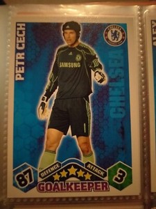 Topps Match Attax 2009/10 Player Card CHELSEA PETR CECH UK SELLER
