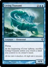 WOTC MtG Zendikar Living Tsunami (U) (x4) NM
