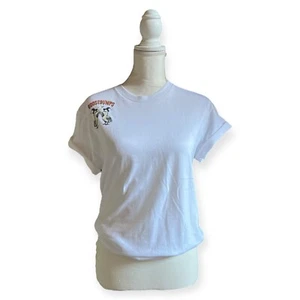 Fall Halloween T-shirt Goosebumps Graphic Tee Short Sleeve White NEW Unisex - Picture 1 of 8