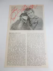 Rod Hull & Emu Hand Signed Theatre Programme Page - Picture 1 of 2