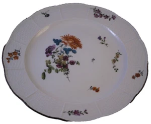 Antique 18thC Royal Vienna Porcelain Floral Plate Porzellan Teller Alt Wien #5 - Picture 1 of 8