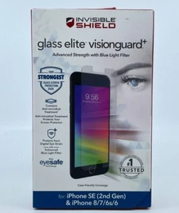 ZAGG InvisibleShield Glass Elite VisionGuard+ Screen Protector For iPhone SE 2 - Picture 1 of 3