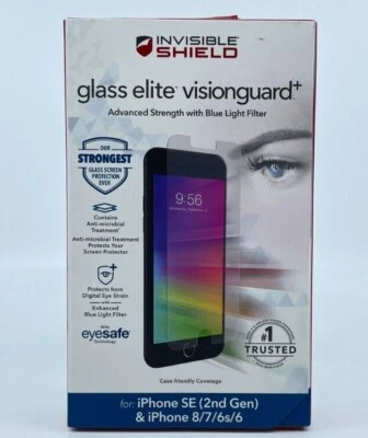 ZAGG InvisibleShield стекло Elite VisionGuard + протектор экрана для iPhone SE 2 - Изображение 1 из 3