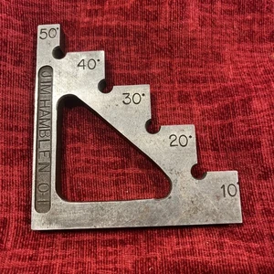 Herramienta de maquinista de placa de ángulo escalonado de precisión de colección 4” con 3/8” de grosor bonita 0-1 - Imagen 1 de 6