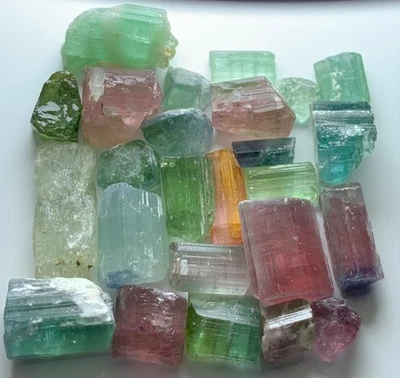 Impresionante lote de 62 quilates de turmalina natural en forma cruda de Afganistán|joyería en bruto Foto 1 de 3