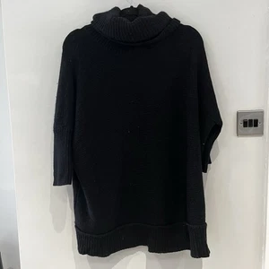 JAEGER Damen Rollkragen Pullover Pulli Oversize Small Schwarz Kaschmir Wollmischung - Bild 1 von 5