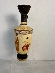 Lekythos Cizca Limited Edition Greek Pottery 440 B.C. Repro Vase - Picture 1 of 9