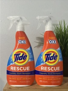 Lotto di 2 spray antimacchia per bucato multiuso Tide Rescue con Oxi-22 oz. Ciascuno - Foto 1 di 3