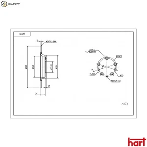 2x BRAKE DISC 241 173 FOR MAZDA 323/VI/Hatchback 6/Station/Wagon MX-5/III 626 - Picture 1 of 9