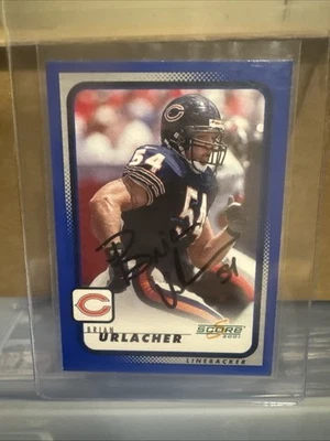 SIGNED 2001 Score Card 2nd Yr.  HOF Brian Urlacher Bears🔥🔥 - Image 1 of 2