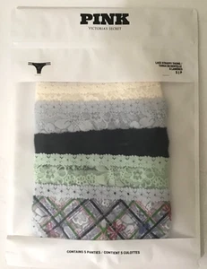 Victoria's Secret Damen-Tanga Wink Spitze Riemchen Unterwäsche Small mehrfarbig NEU - Bild 1 von 6