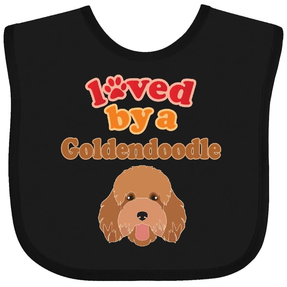 Inktastic Goldendoodle Perro Cita Bebé Babero Mascotas Híbrido Raza Animal Animales Cachorro Foto 1 de 1