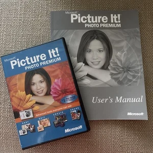 Microsoft Picture It! Photo Premium 9.0 For Windows Complete With User Manual - Picture 1 of 4