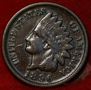 1896 Philadelphia Mint Indian Head Cent - Picture 1 of 2