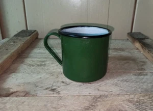 Vintage Soviet Mug.Original Army enameled Cup USSR. Russian Army soldier Mug.NEW - Picture 1 of 5