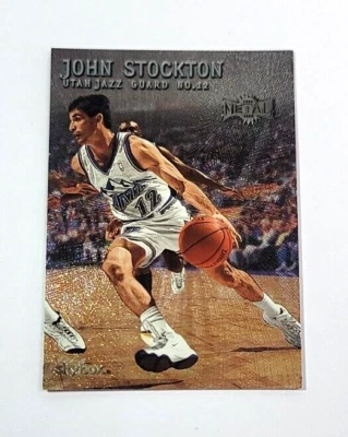 1999-00 Skybox Metal John Stockton #114 - Image 1 of 2