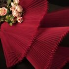 1M Organ Pleated Organza Fabric Sheer Mesh Tulle Diy Craft Material Polyester