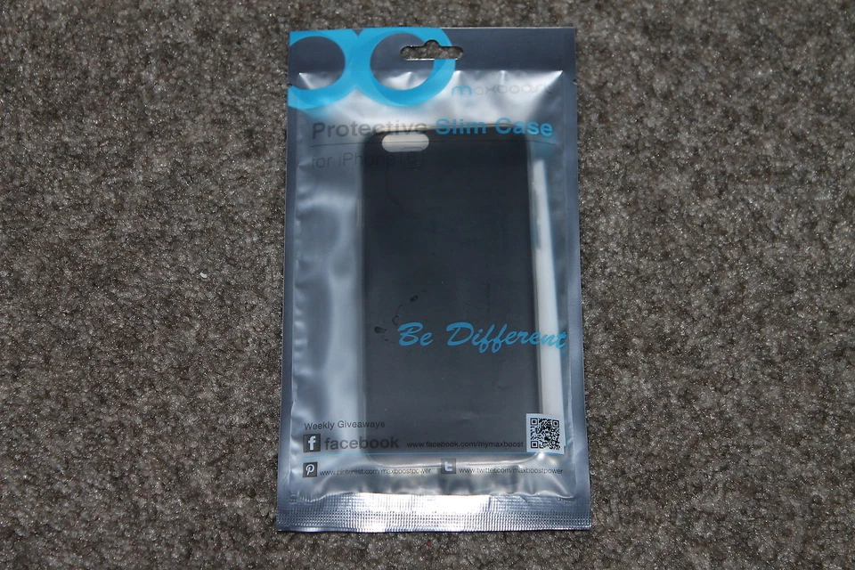 MAXBOOST LIQUID SKIN PRO IPHONE 6 SMOKEY BLACK SLIM BUMPER CASE BRAND NEW - Image 1 of 1