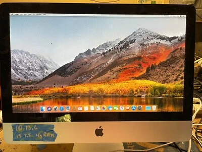 Apple iMac 21.5' Mid 2011 Core i5-(2400S) 2.5GHz 4GB RAM 500GB HDD - Image 1 of 4