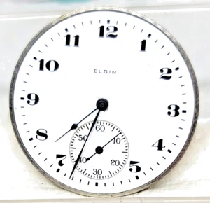 Movimiento Reloj Bolsillo ELGIN 1921 - 7 J-12 S! ¡Para piezas o reparación! - Imagen 1 de 2
